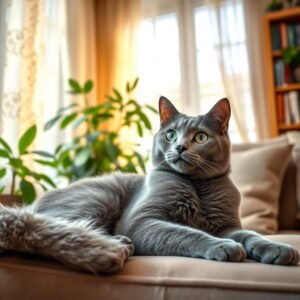 Gato Azul Russo: Como Cuidar desse Felino